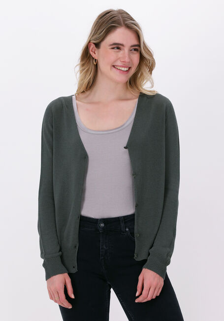 Groene SIMPLE Vest KNITTED SWEATER CARICE KNIT - large