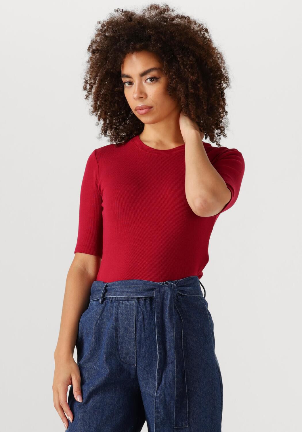 MODSTRÖM Modström Dames Tops & T-shirts Krownmd O-neck T-shirt Rood