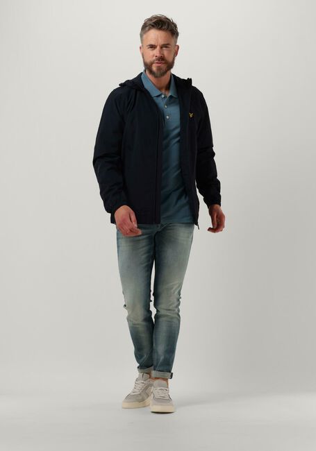 Blauwe LYLE & SCOTT Polo PLAIN POLO SHIRT - large