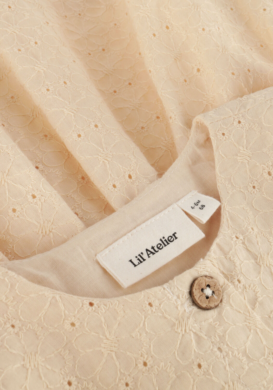 Beige LIL' ATELIER Jurken NBFRUMINA LS LOOSE DRESS LIL - large