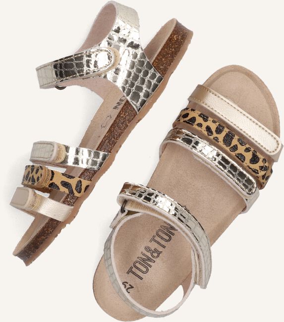 Gouden TON & TON Platte sandalen LINEA Gouden TON & TON Platte sandalen LINEA - large