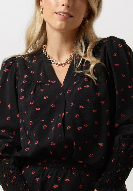 Zwarte MSCH COPENHAGEN Blouses MSCHVINAYA LADONNA SHIRT AOP - large