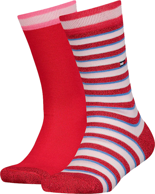 Roze TOMMY HILFIGER Sokken TH KIDS SOCK 2P LUREX STRIPE - large