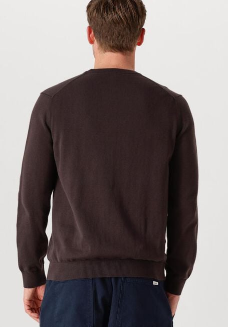 Bruine LACOSTE Trui REGULAR FIT CREW NECK SWEATER - large