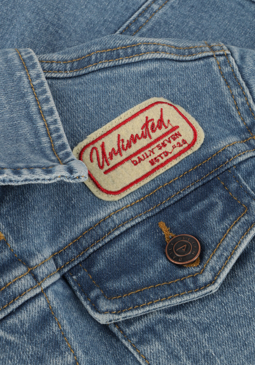 Blauwe DAILY7 Spijkerjas OVERSIZED DENIM JACKET - large