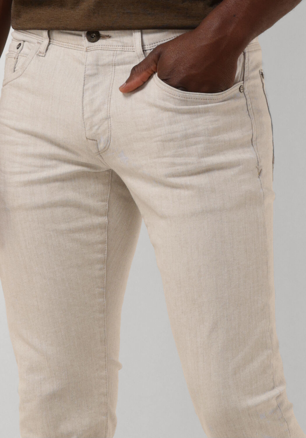 VANGUARD Heren Jeans V12 Rider Colored Denim Beige