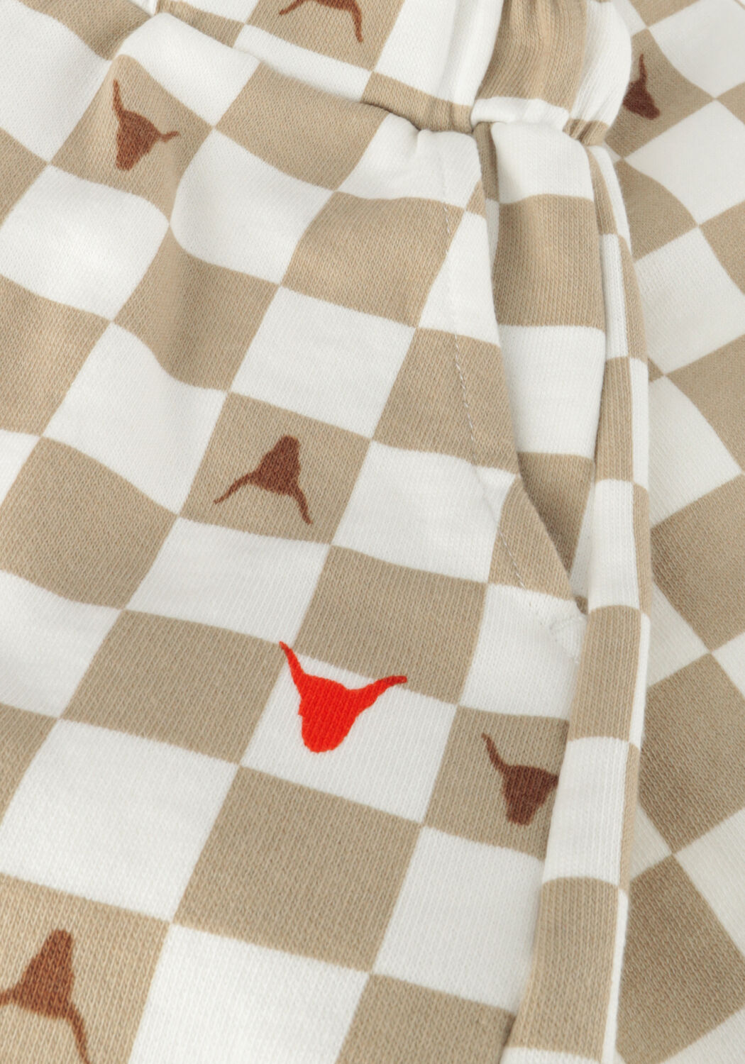 Zand ALIX MINI Korte broek KNITTED BLOCKS SWEAT SHORT - large