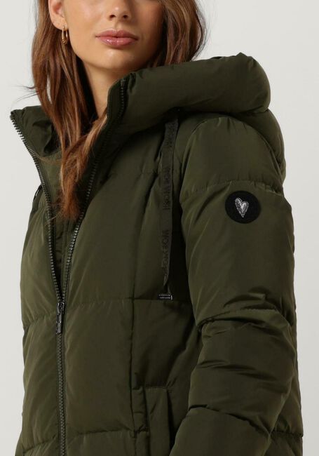 Donkergroene MOS MOSH Gewatteerde jas NOVA SQUARE DOWN COAT - large