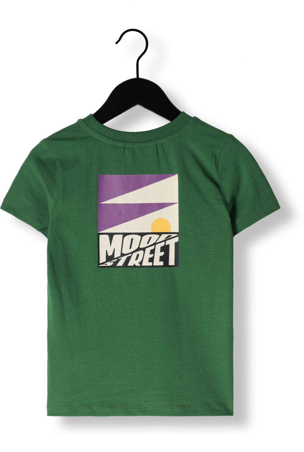 MOODSTREET Jongens Polo's & T-shirts T-shirt Front + Back Print Groen