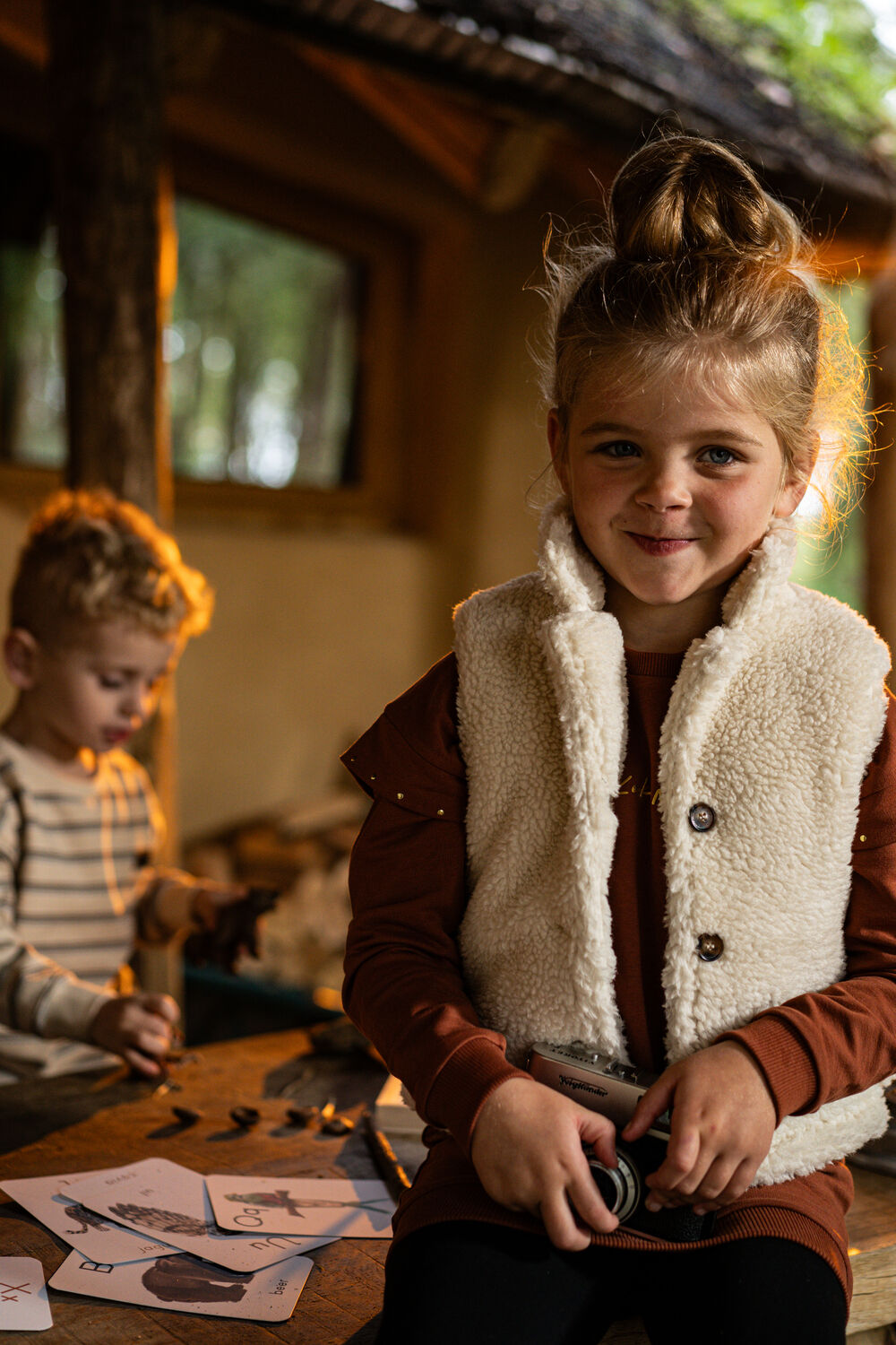 Beige KOKO NOKO Bodywarmer Q52937 - large