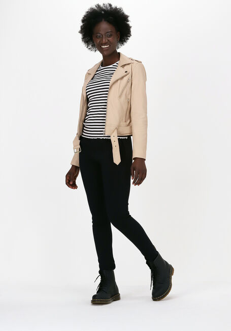 Beige IBANA Leren jas MOSS - large