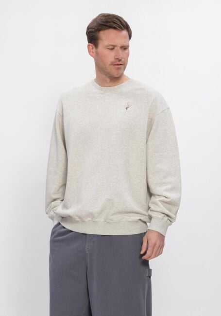 Grijze FOR&Eacute;T Sweater BELLIS SWEATSHIRT - large