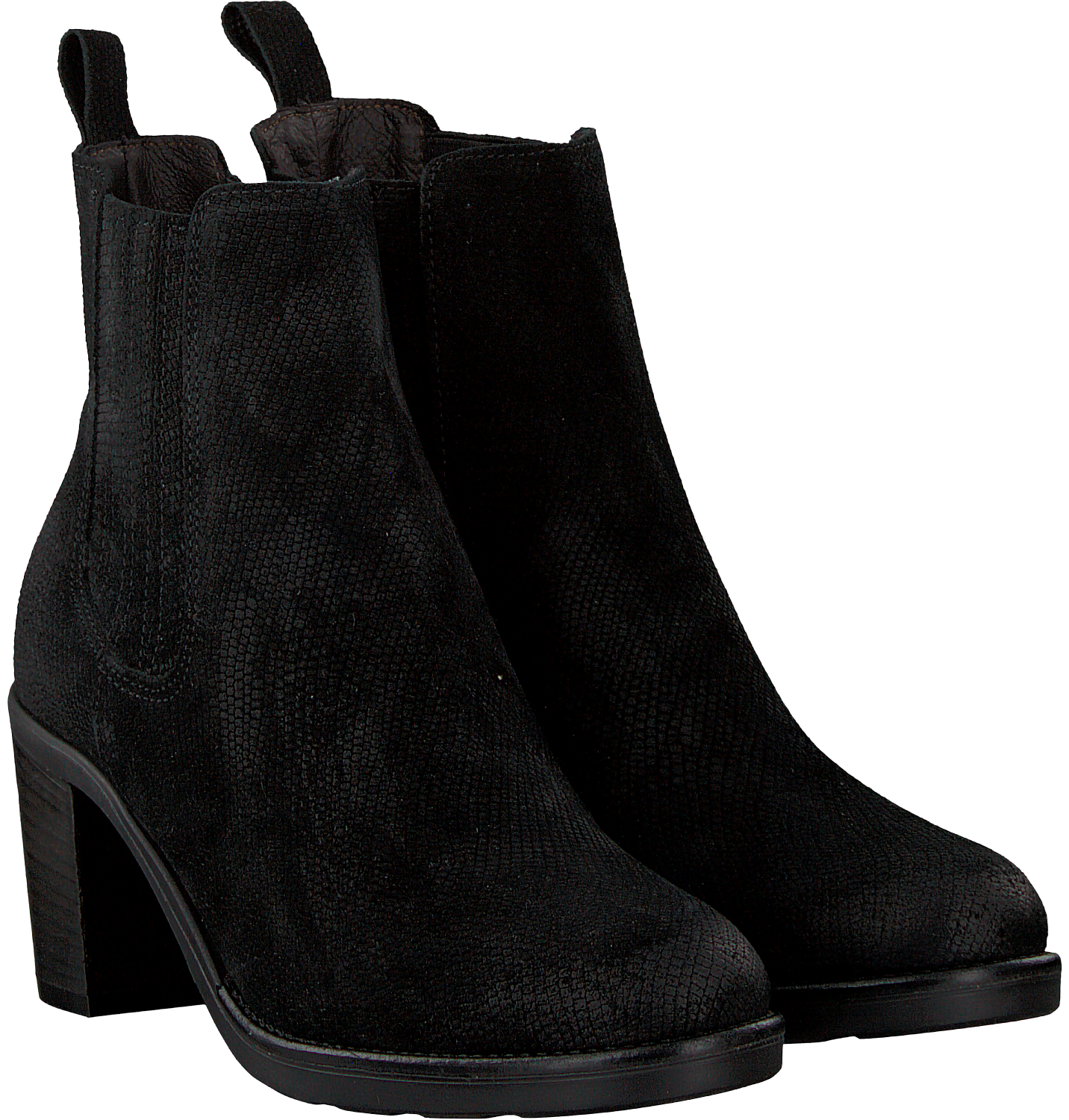 Zwarte OMODA Enkellaarsjes 8340 Z | Omoda Zwarte OMODA Enkellaarsjes 8340 Z | Omoda