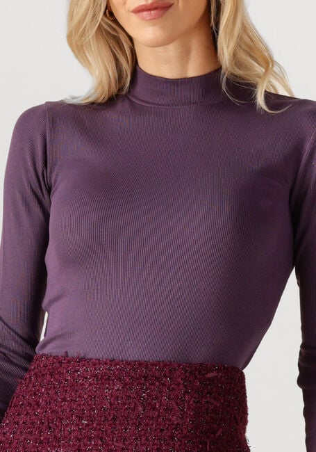 Bordeaux MODSTRÖM T-shirt KROWN LS T-NECK - large