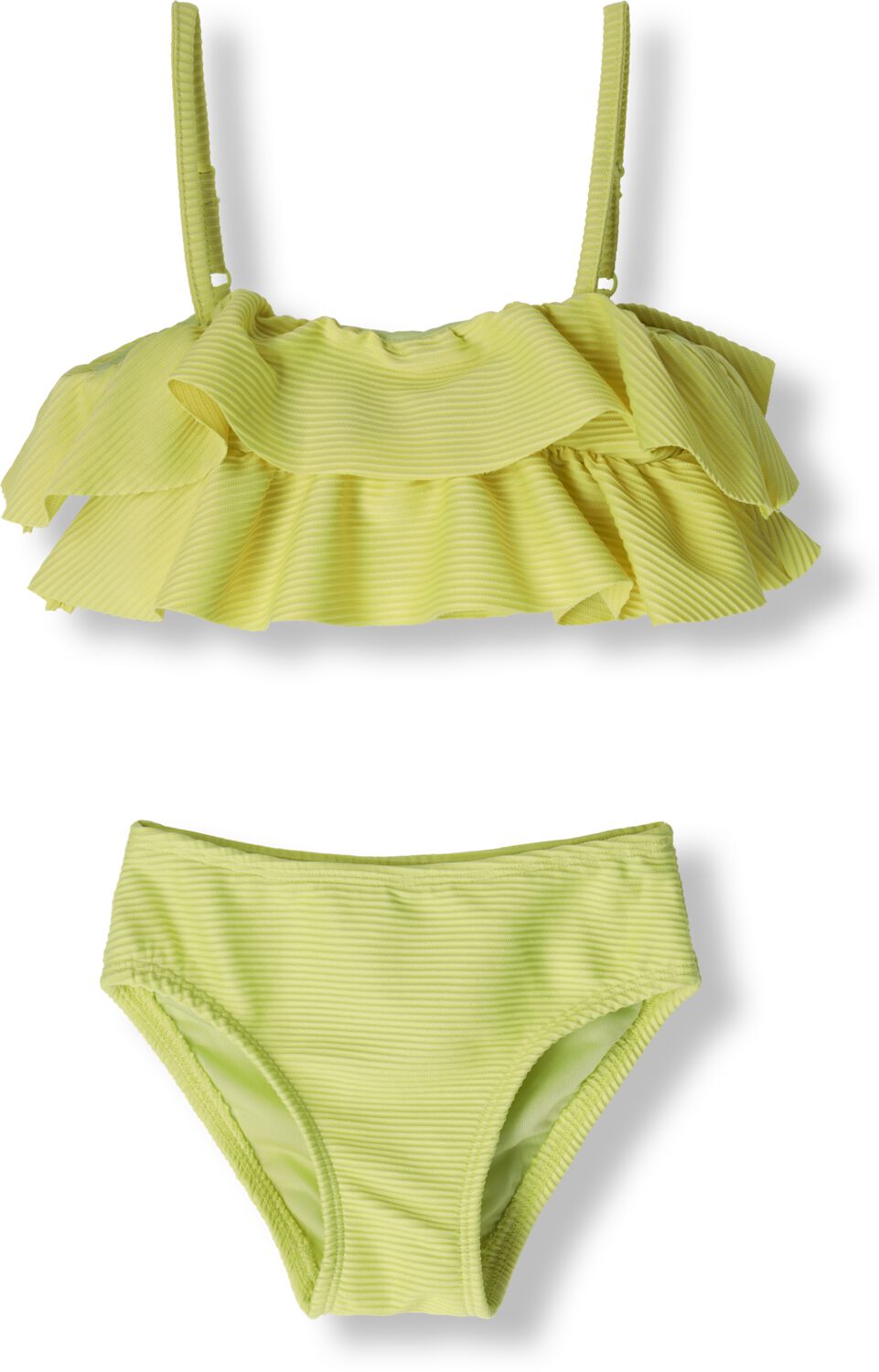 Sproet & Sprout Meisjes Zwemkleding Ruffle Bikini Citrus Lime