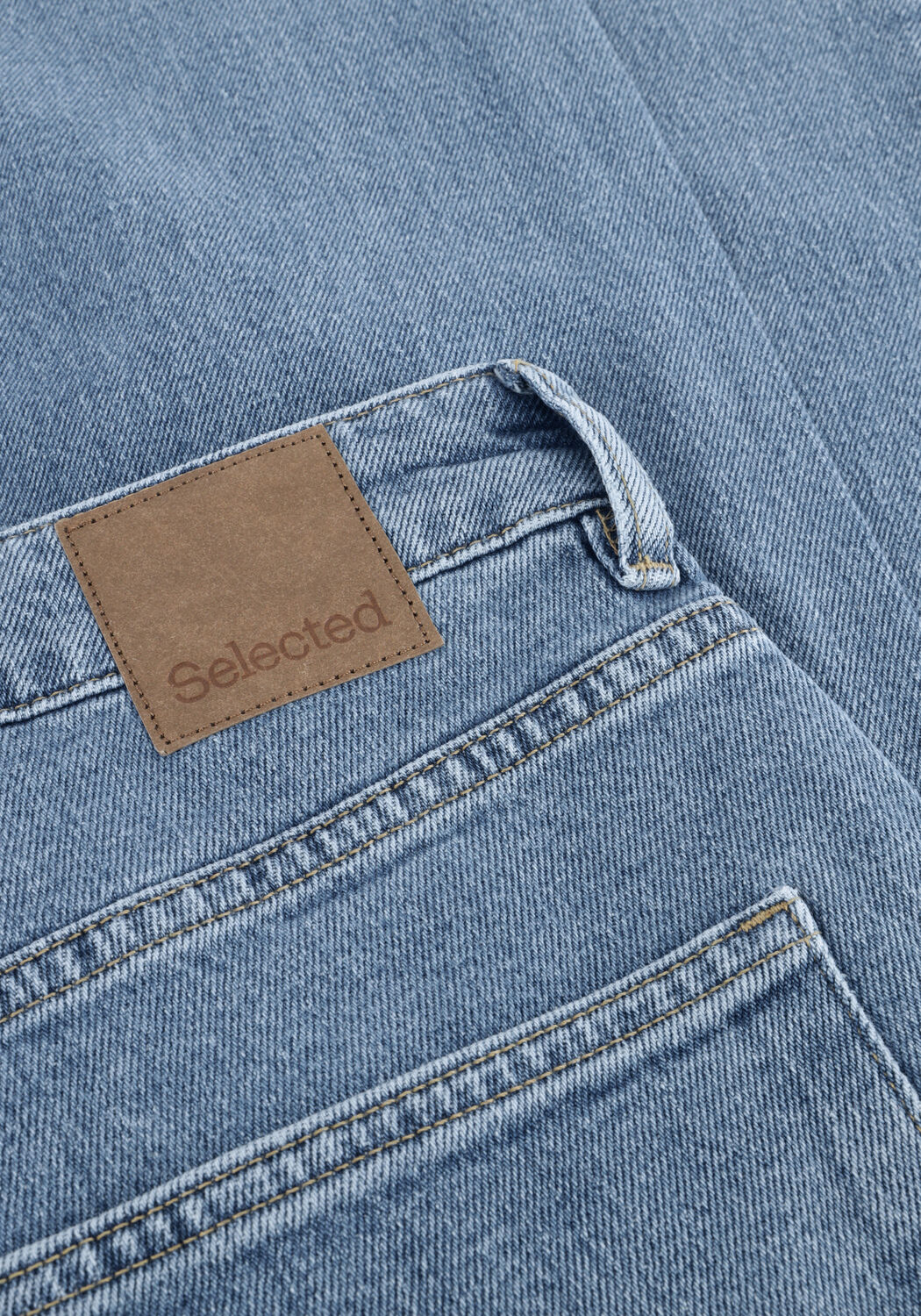 Lichtblauwe SELECTED MEN Tapered jeans SLH109-REG TAPERED BEN KORI JEANS NOOS - large