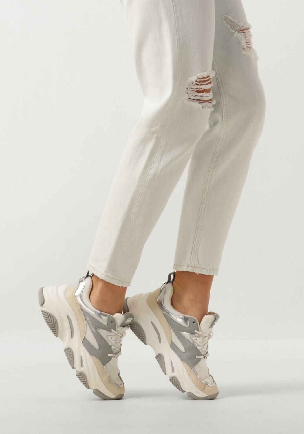Witte STEVE MADDEN Lage sneakers PROGRESSIVE - large