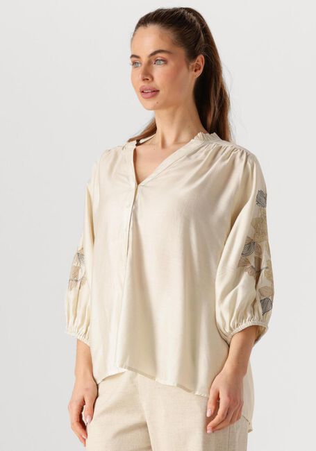 Gebroken wit NUKUS Blouses TINA BLOUSE EMBROIDERY - large