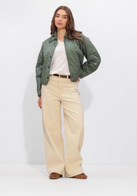 Gebroken wit SELECTED WOMEN Trui SLFTHEA SS KNIT MERINO V-NECK - large