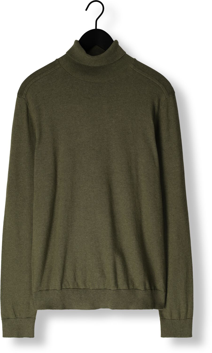 SELECTED HOMME Heren Truien & Vesten Slhberg Roll Neck Noos Groen
