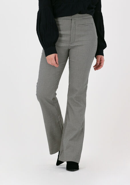 Zwarte GESTUZ Flared broek MARISIOL GZ MW FLARED PANTS - large