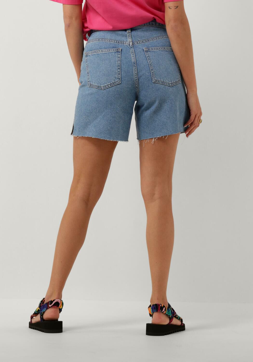 ENVII Dames Jeans Enbiloba Shorts 6863 Lichtblauw