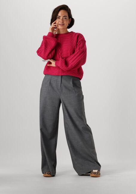 Roze OBJECT Trui OBJRUSH RE L/S KNIT PULLOVER - large