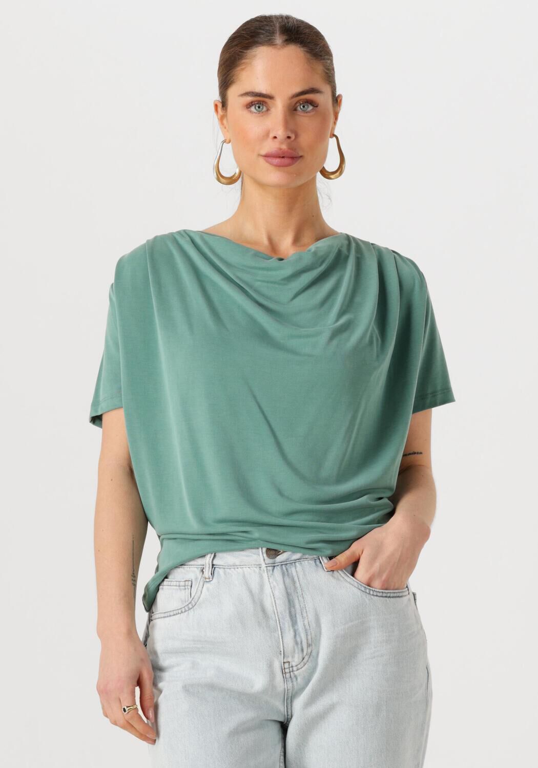 MINUS Dames Tops & T-shirts Soleima T-shirt Groen