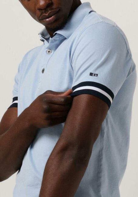Lichtblauwe GENTI Polo J7006-1212 - large