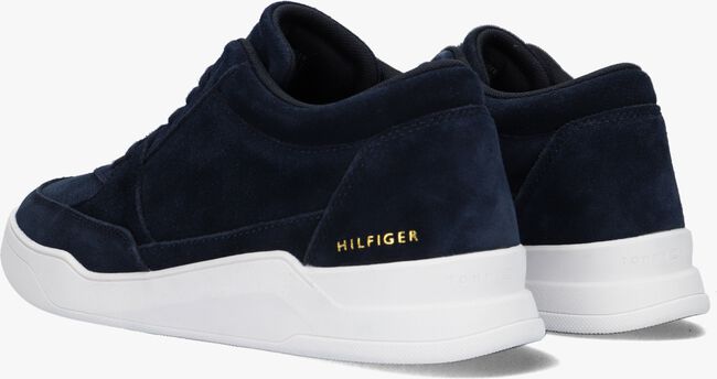 Blauwe TOMMY HILFIGER Lage sneakers ELEVATED MID CUP SUEDE - large