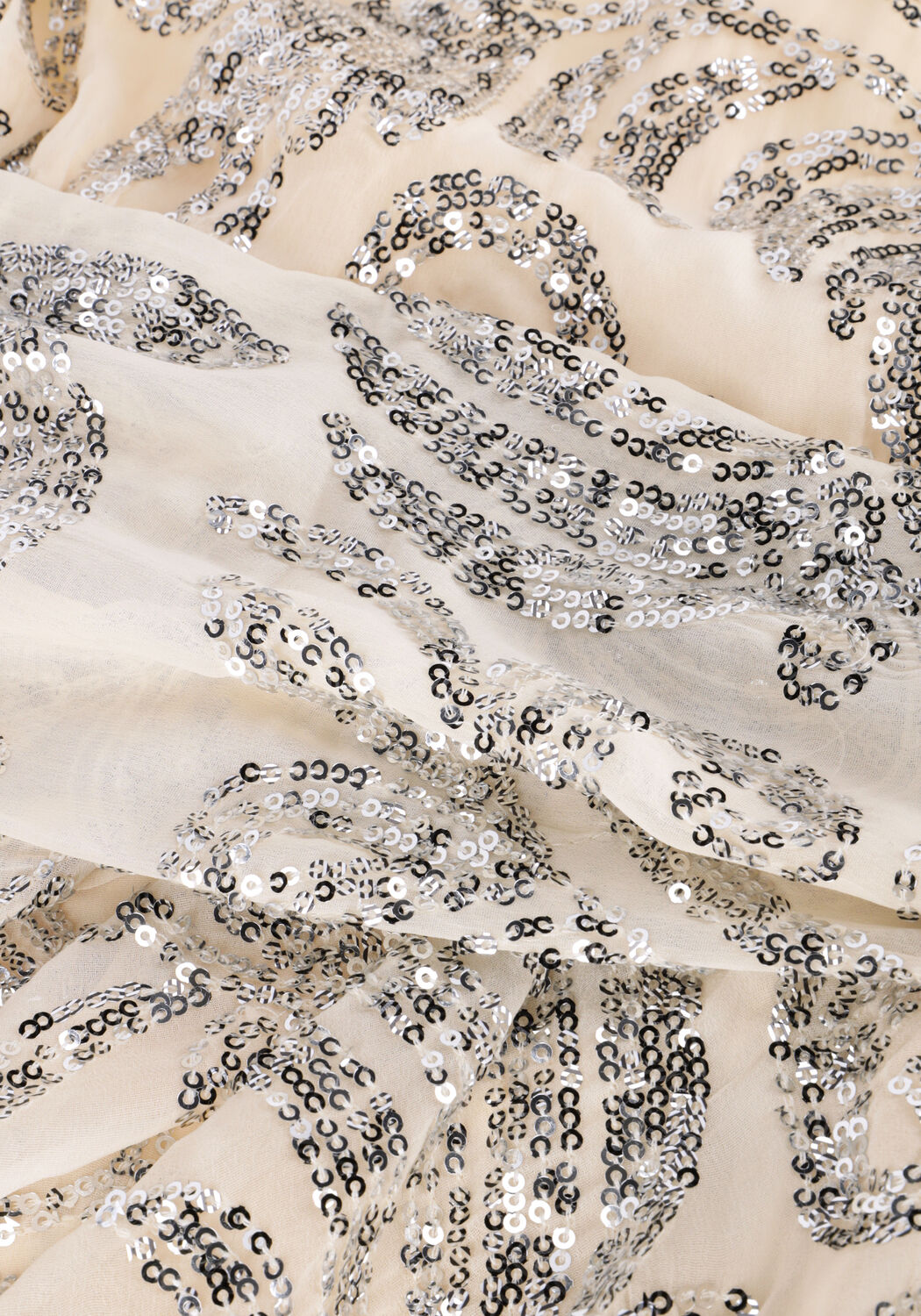 Ecru JOSH V Mini jurk TRINA - large