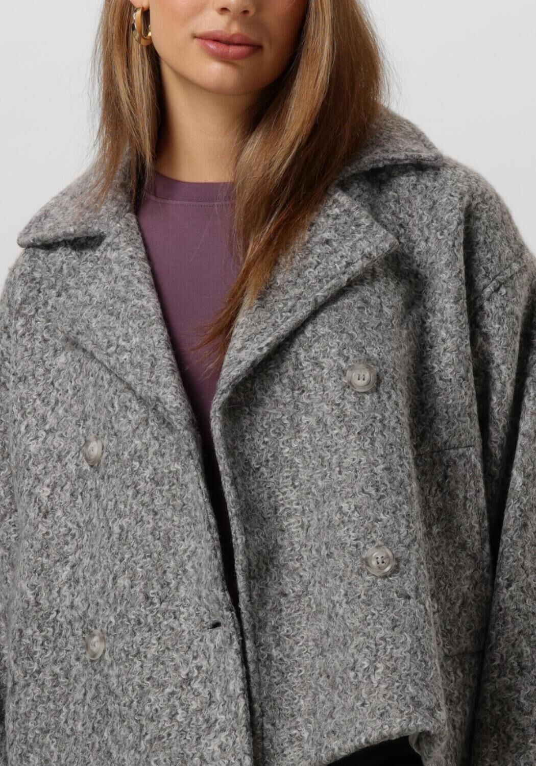 NEO NOIR Dames Jassen Sandra Soft Jacket Grijs