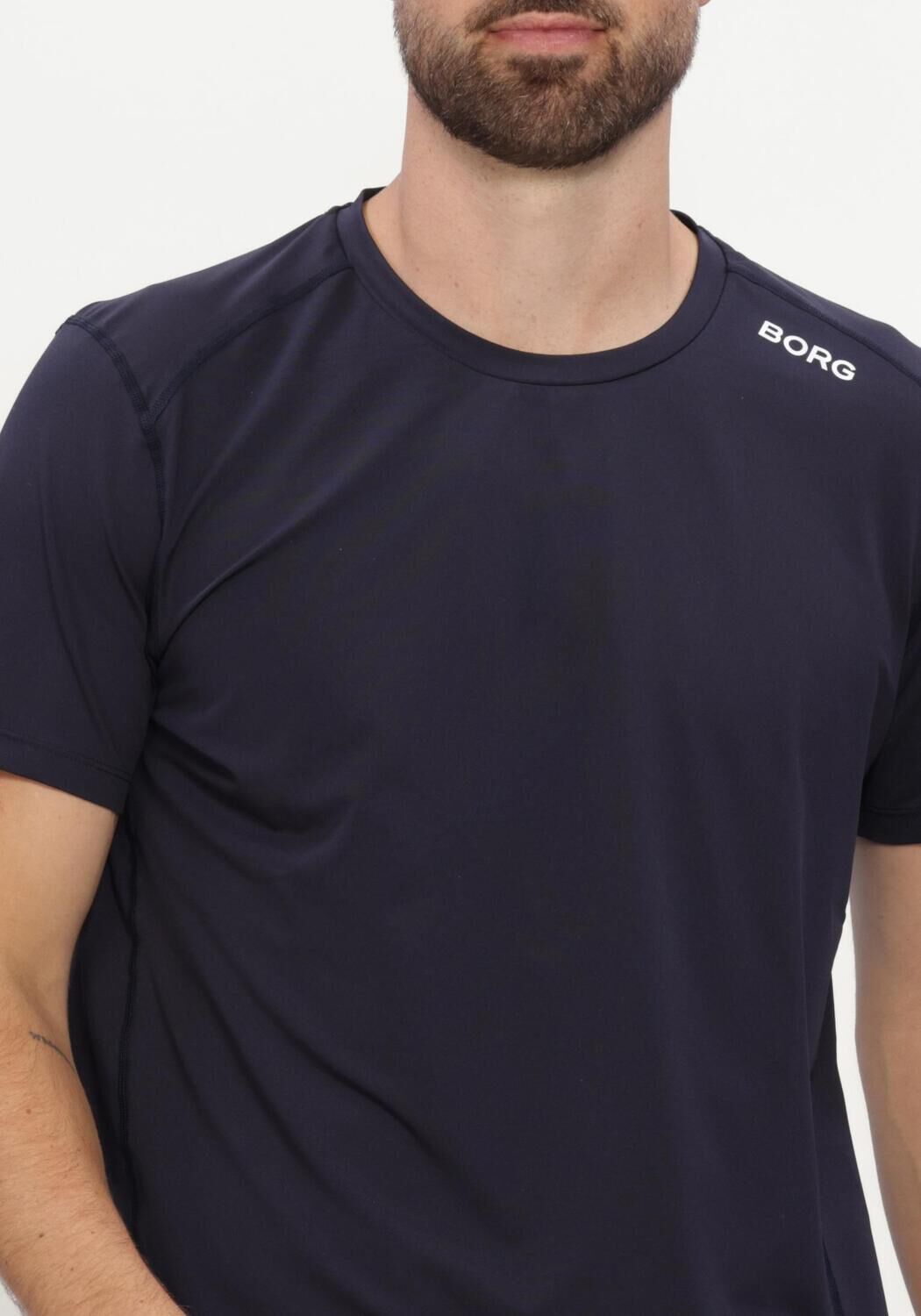 Donkerblauwe BJORN BORG T-shirt BORG ATHLETIC T-SHIRT - large