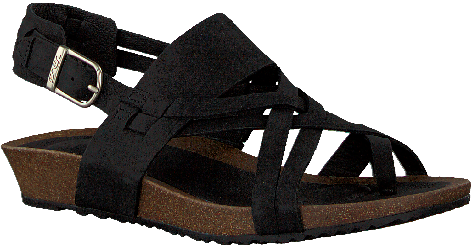 Teva Tirra Leather Sandaal Dames Middenbruin - Damesschoenen.nl