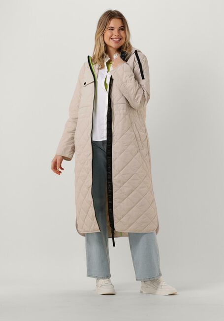 Creme BEAUMONT Gewatteerde jas LONG PADDED PARKA - large