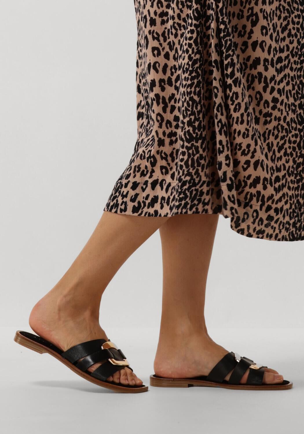 Zwarte NOTRE-V Slippers 22718 - large