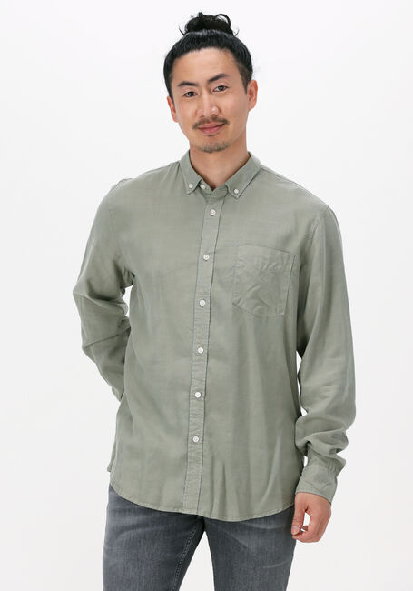 Groene DSTREZZED Casual overhemd SHIRT BUTTON DOWN TENCEL - large