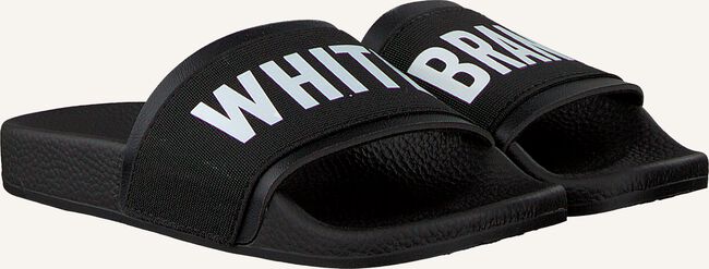 Zwarte THE WHITE BRAND Badslippers ELASTIC MINIMAL KIDS Zwarte THE WHITE BRAND Badslippers ELASTIC MINIMAL KIDS - large