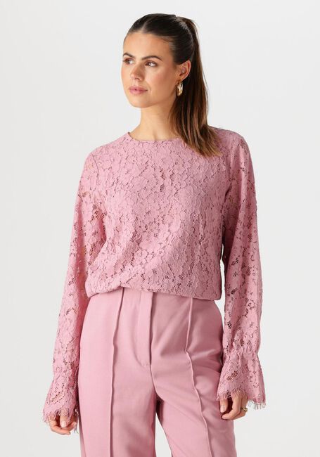 Roze Y.A.S. Top YASPERLA LS LACE TOP S. NOOS - large