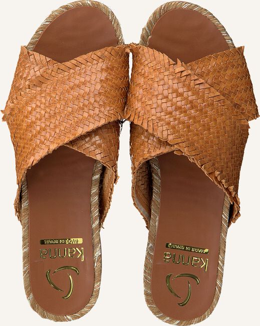 Cognac KANNA Slippers 20191 Cognac KANNA Slippers 20191 - large