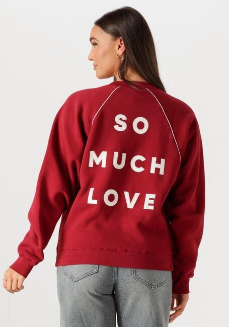 Roze CATWALK JUNKIE Truien/vesten GRAPHIC SWEATER WITH PIPING - large