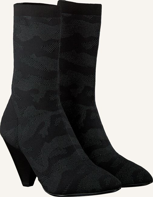 Zwarte ASH Enkellaarsjes DARE CAMO Zwarte ASH Enkellaarsjes DARE CAMO - large