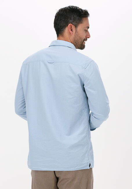Blauwe SELECTED HOMME Casual overhemd SLHREGAXEL SHIRT LS SEERSUCKER - large