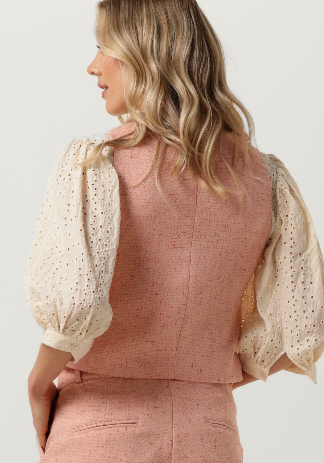 YDENCE Dames Blazers Gilet Opal Perzik