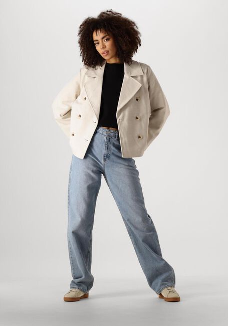 Creme OBJECT Jack OBJKEILY SHORT JACKET - large