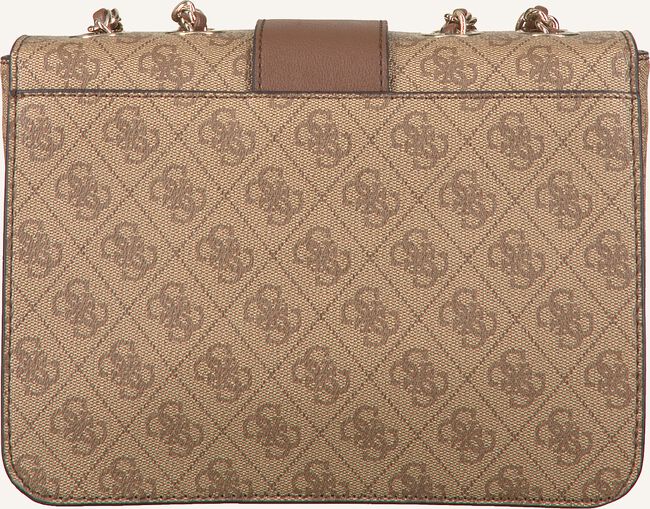 Bruine GUESS Schoudertas LOGO CITY CONVERTIBLE FLAP Bruine GUESS Schoudertas LOGO CITY CONVERTIBLE FLAP - large