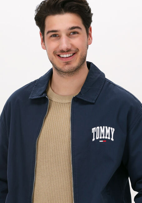 Donkerblauwe TOMMY JEANS Jack TJM MODERN HARRIGTON JACKET - large
