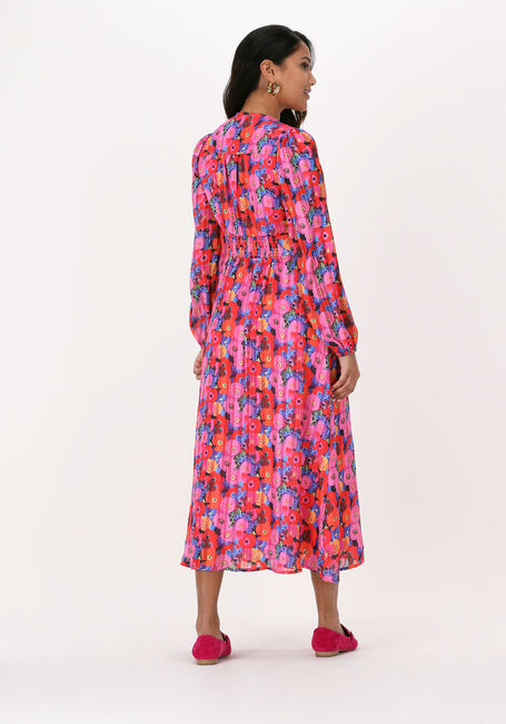 Roze NEO NOIR Midi jurk TIMMA MAGICAL FLOWER DRESS - large