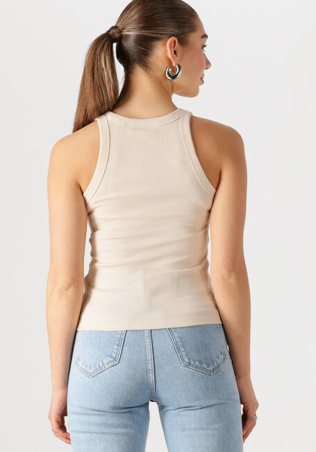 Beige CALVIN KLEIN Top VARSITY CALVIN KLEIN RIB TANK - large
