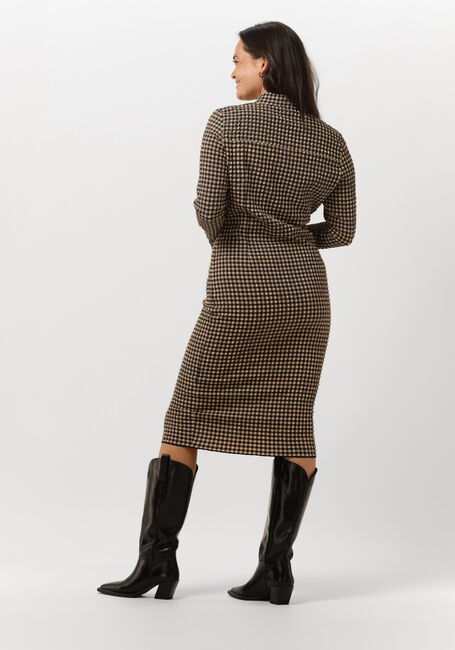 Camel NOTES DU NORD Midi jurk EMMI TIGHT DRESS - large